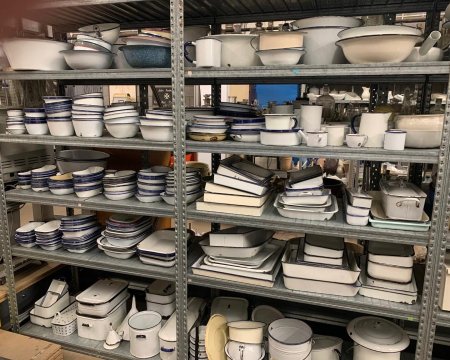 Enamel Trays and bowls
